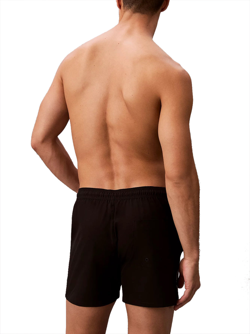 CALVIN BEACH Calvin Beach Shorts Mare Logo Tape Nero Nero