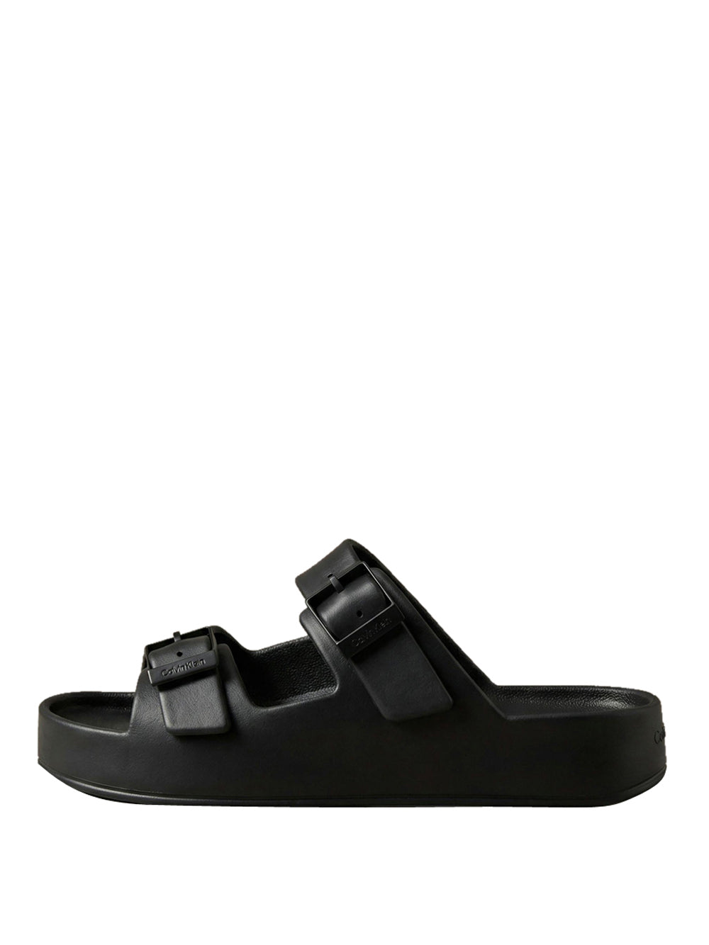 CALVIN CALZATURE 2USCITA Calvin Klein Sandalo Ergon Eva Double Bar - Nero Triple Black