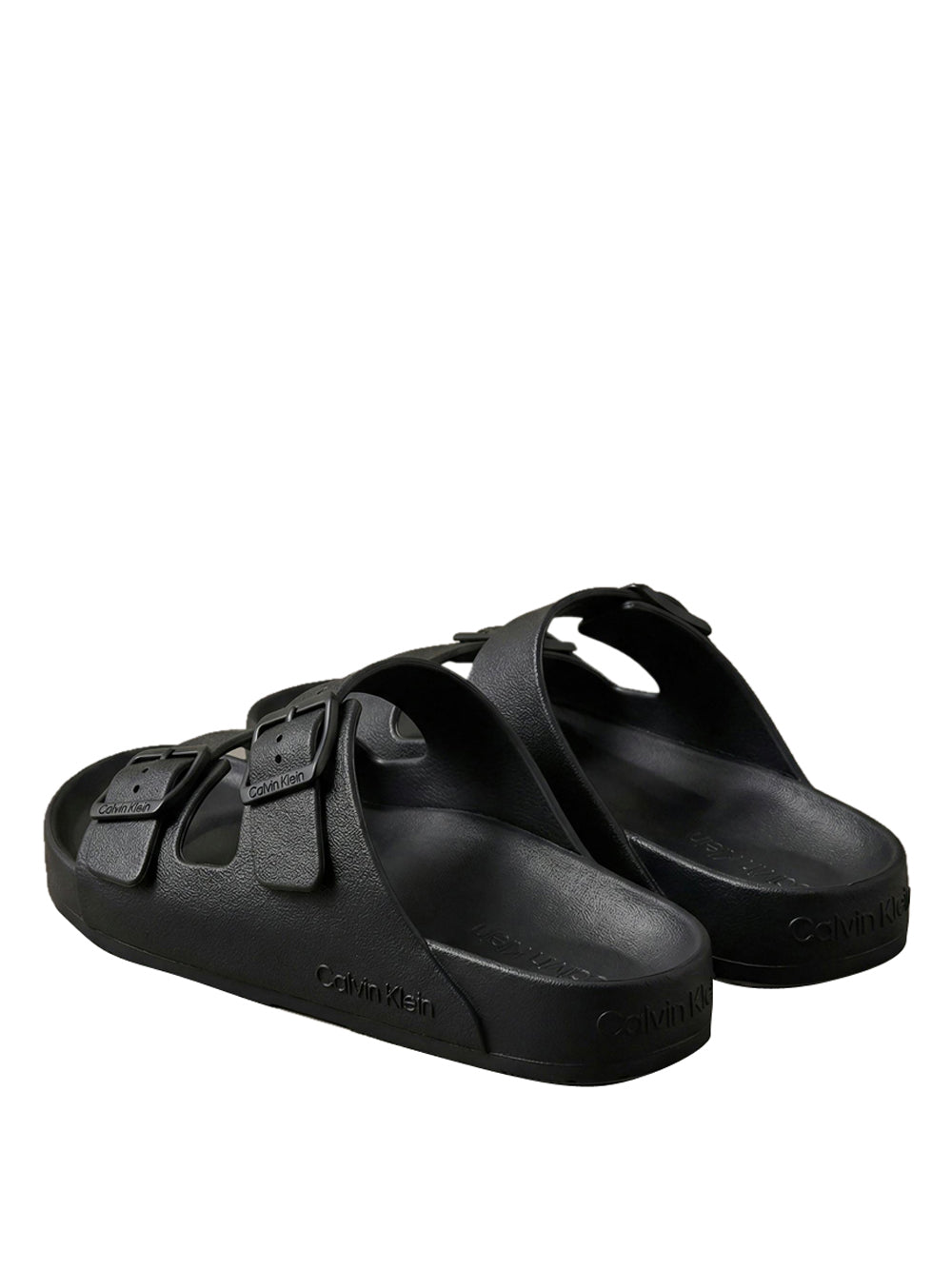 CALVIN CALZATURE 2USCITA Calvin Klein Sandalo Ergon Eva Double Bar - Nero Triple Black