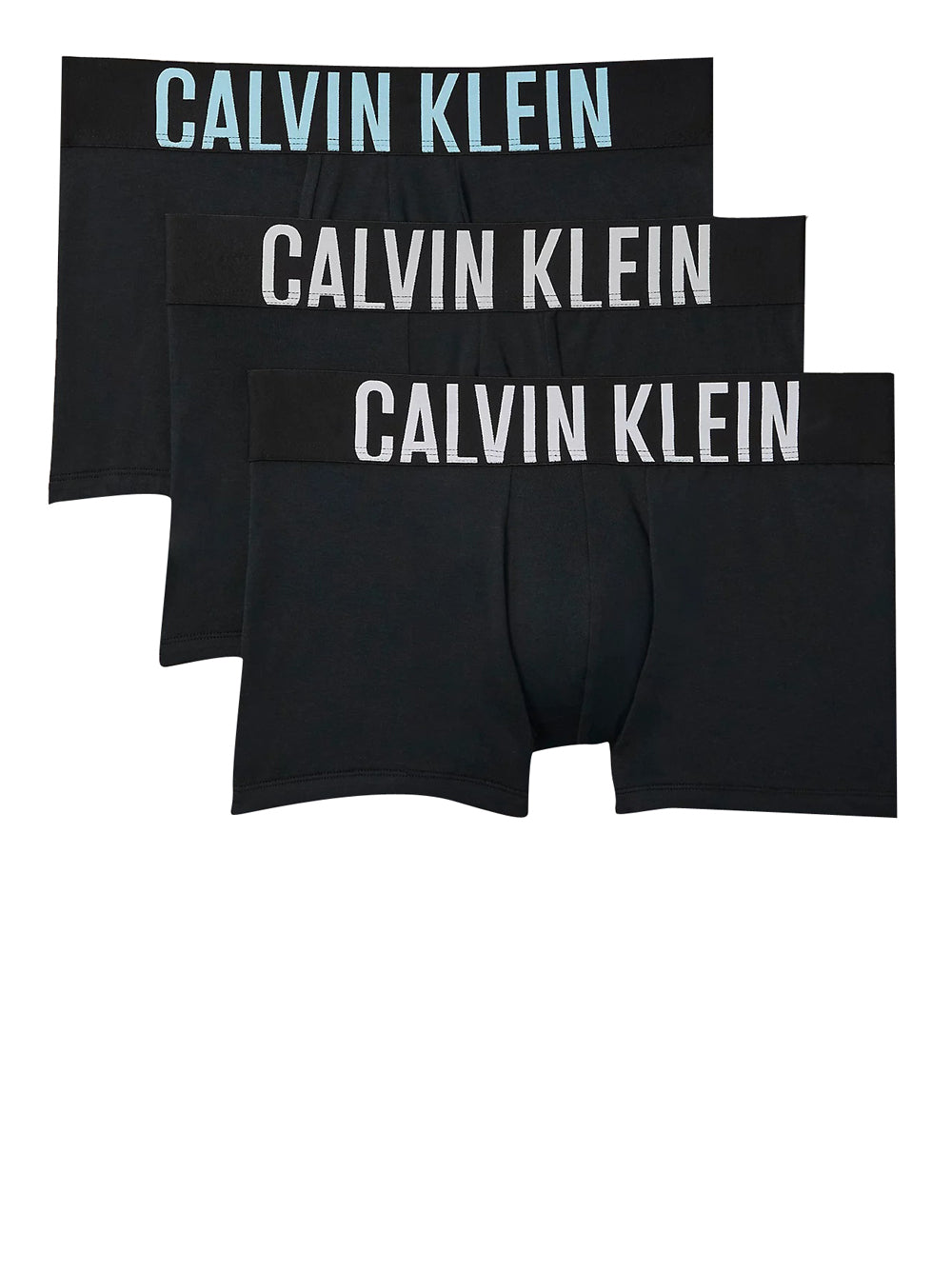 CALVIN UNDERWEAR Calvin Klein Boxer corti in confezione da 3 Intense Power Cotton Nero Nero