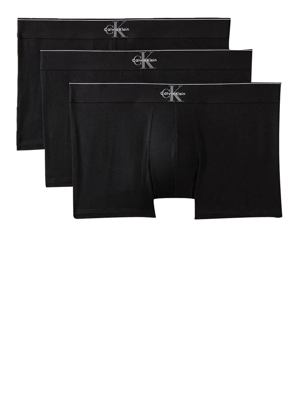CALVIN UNDERWEAR Calvin Klein Boxer Corti Graphic Monogram Cotton Stretch - Nero Nero