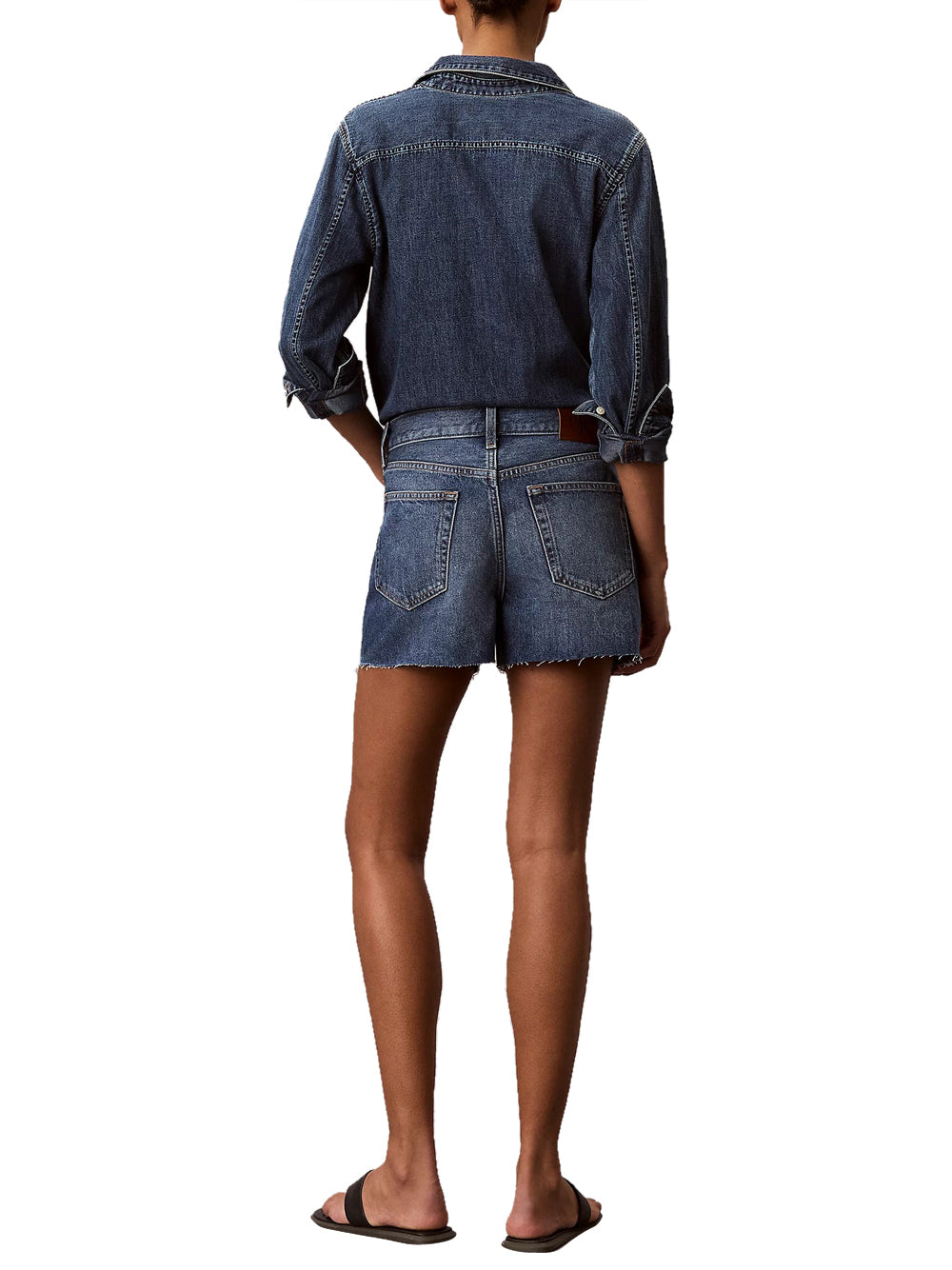 CALVIN2 2USCITA Calvin Klein Short Jeans Taglio Relaxed In Stile Anni 90 Denim Astaire