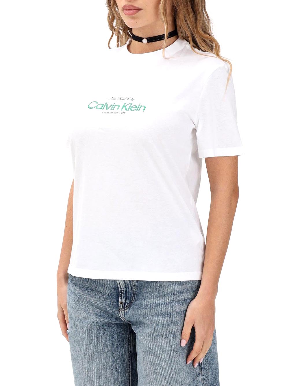 CALVIN2 2USCITA T-Shirt Calvin Klein LV047F810G Bianco Bright White