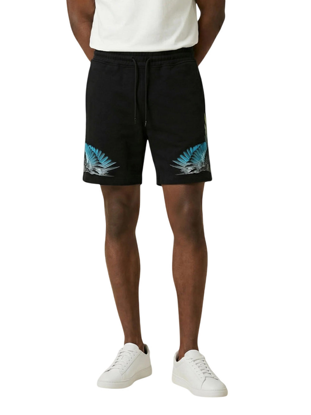 COUNTY OF MILAN Bermuda Marcelo Burlon In Cotone - Nero/Multi NERO/MULTI