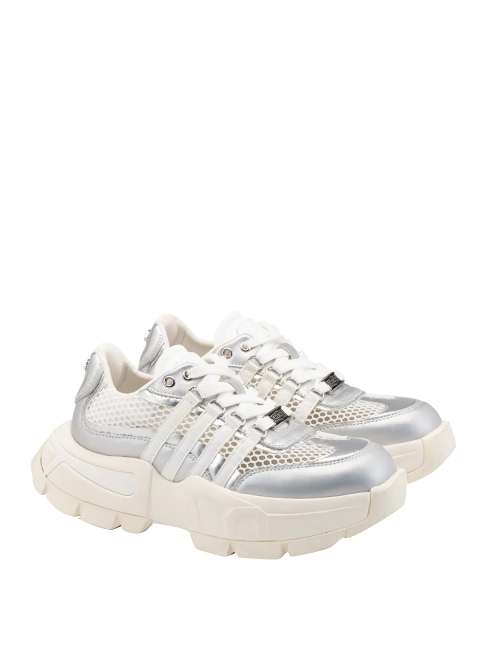CULT PRE Sneakers Cult Taylor 4703 - Bianco/Argento BIANCO/ARGENTO