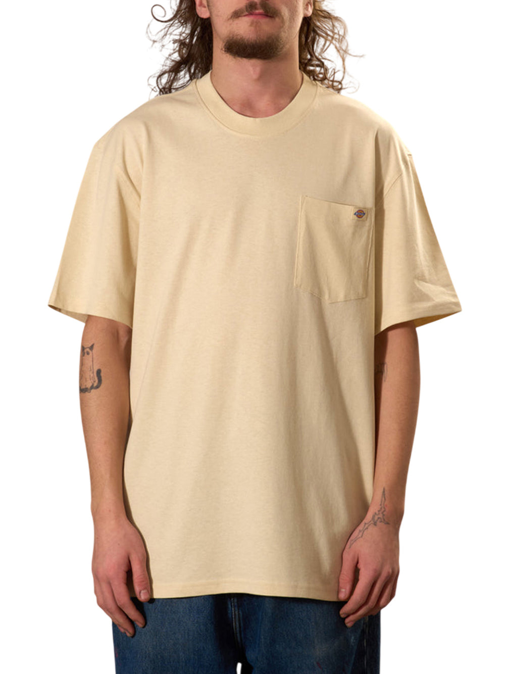 DICKIES T-Shirt Dickies Luray Pocket - Giallo Giallo