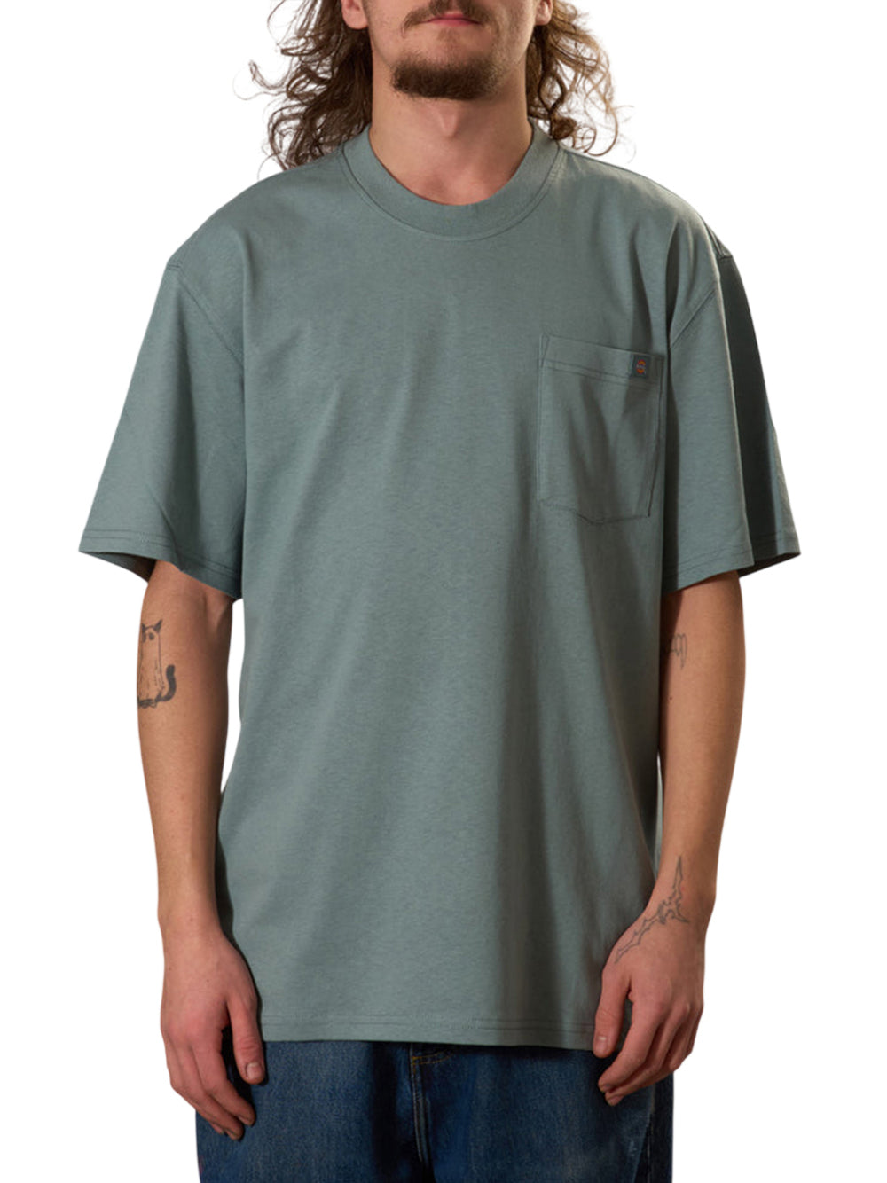 DICKIES T-Shirt Dickies Luray Pocket - Petrolio Petrolio