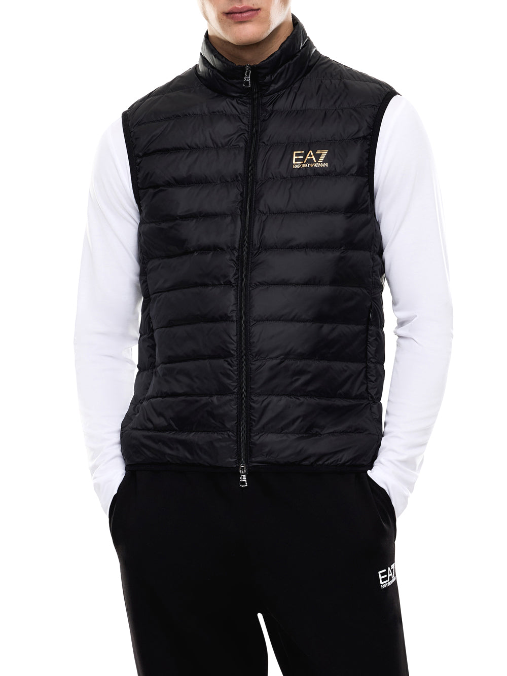 EA7 Smanicato Ea7 Core Identity - Nero/Oro Nero/oro