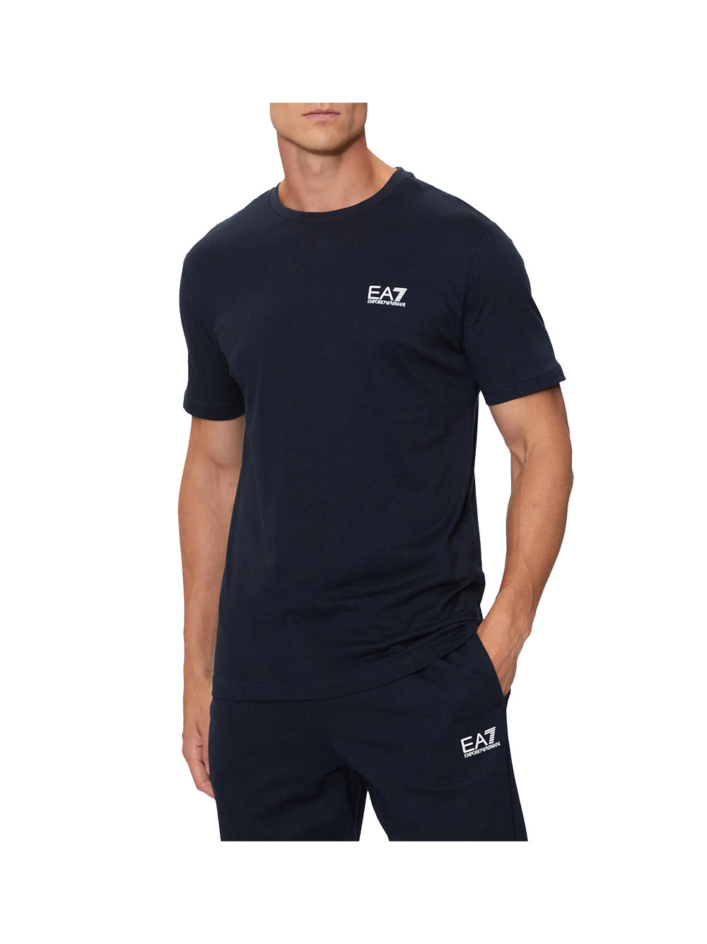 EA7 Ea7 T-Shirt Uomo Blu Armani Blue
