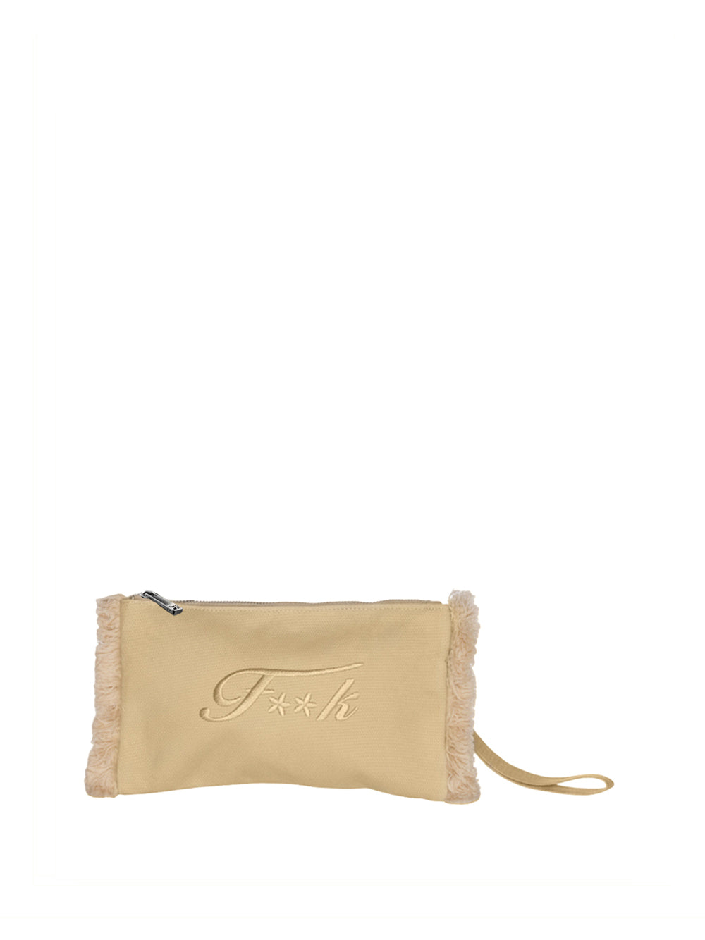 F**K Mini Pochette F**K - Beige Beige