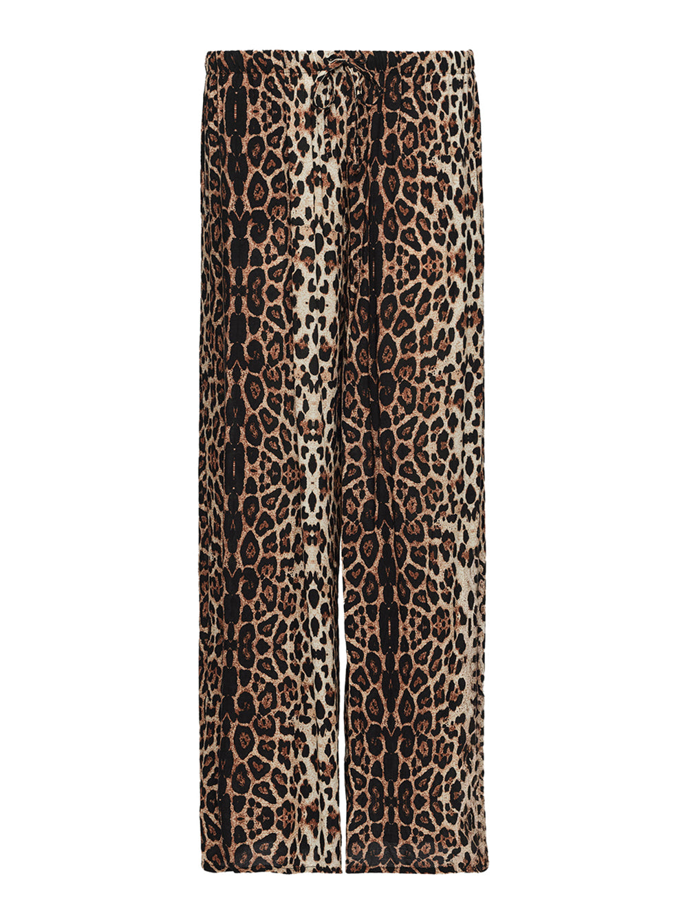 F**K Pantalone Palazzo F**K - Leopardato LEOPARD