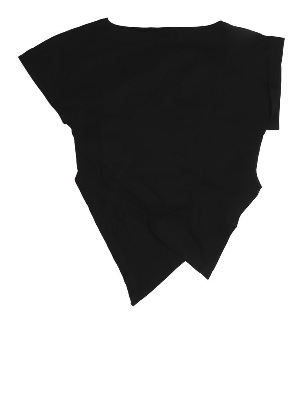 GAELLE PARIS T-Shirt Gaelle Paris Asimmetrica Con Ricamo Lato Cuore - Nero Nero