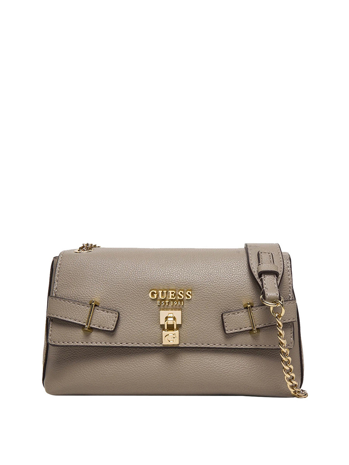 GUESS 1 USCITA Borsa a Tracolla Guess Yesba Convertible Xbody Flap - Grigio Dark Taupe