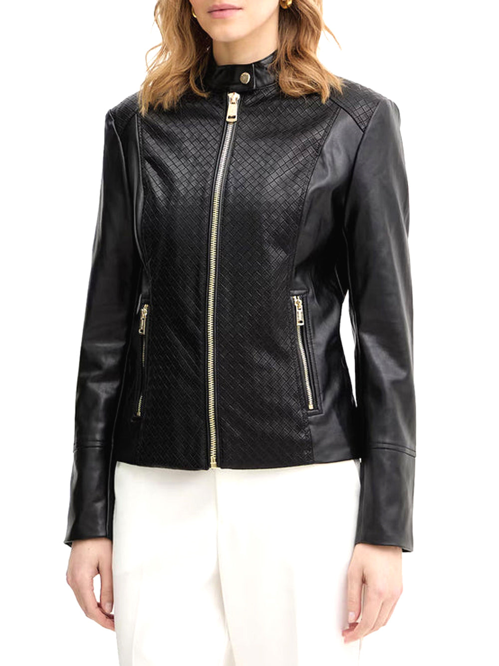 GUESS 1 USCITA Giubbino Guess Claudine Biker - Nero Nero