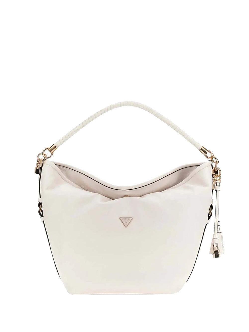 GUESS 2 USCITA Borsa A Mano Guess Danya Hobo - Bianco Off White