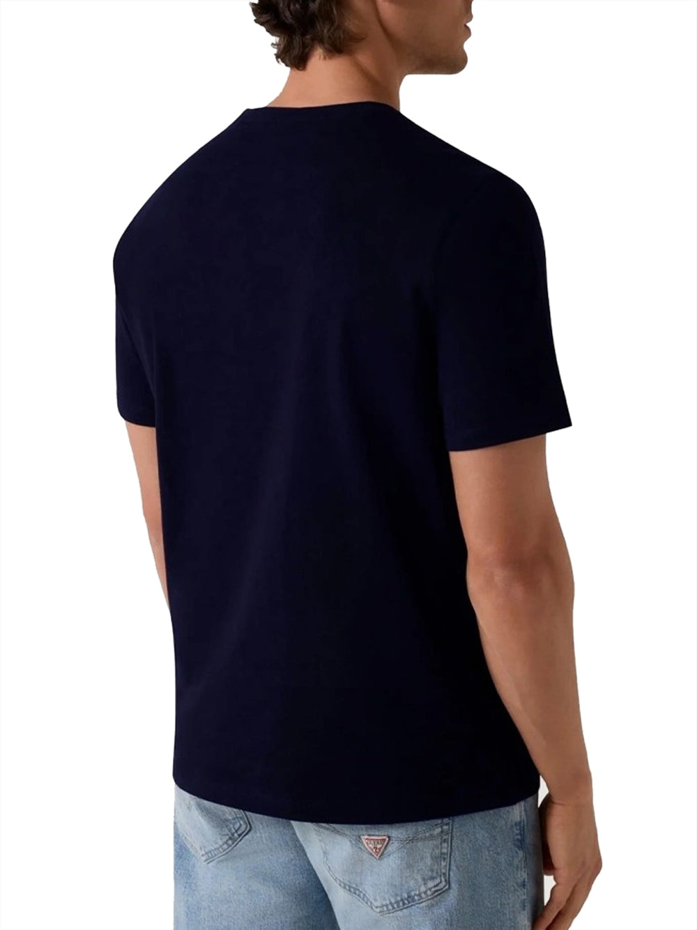 GUESS 2 USCITA T-Shirt Guess Cn Ss Small Patch Co - Blu Blu