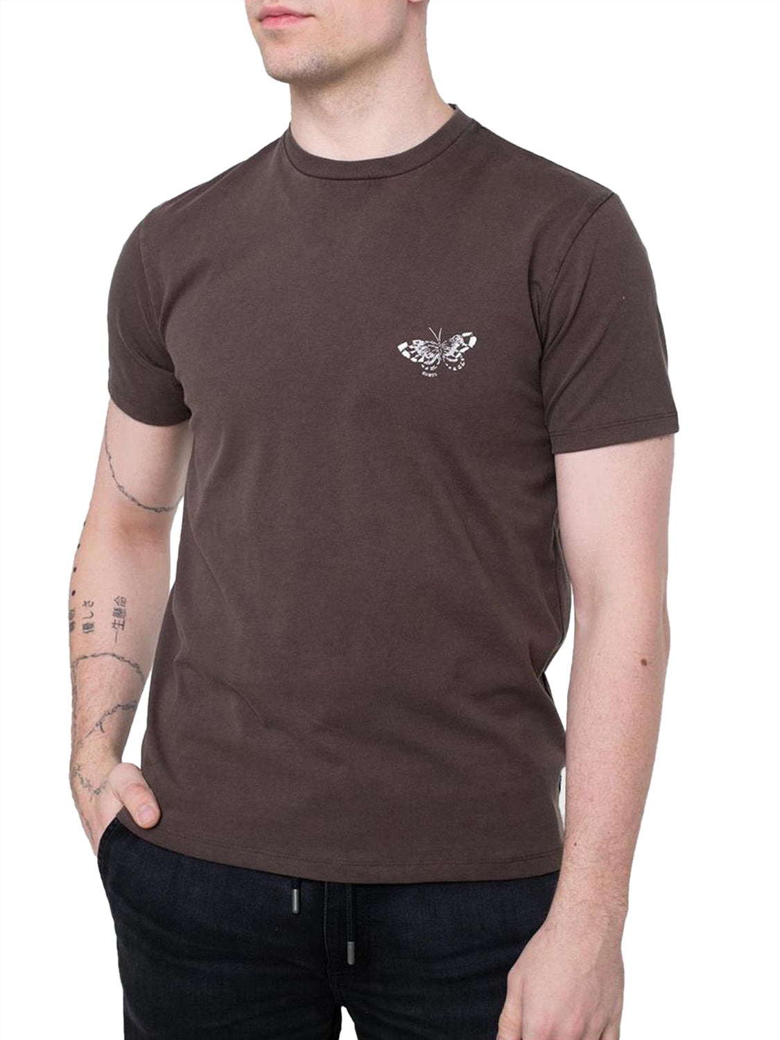 GUESS 2 USCITA T-Shirt Ss Bsc Paradise Butt Guess - Marrone Marrone