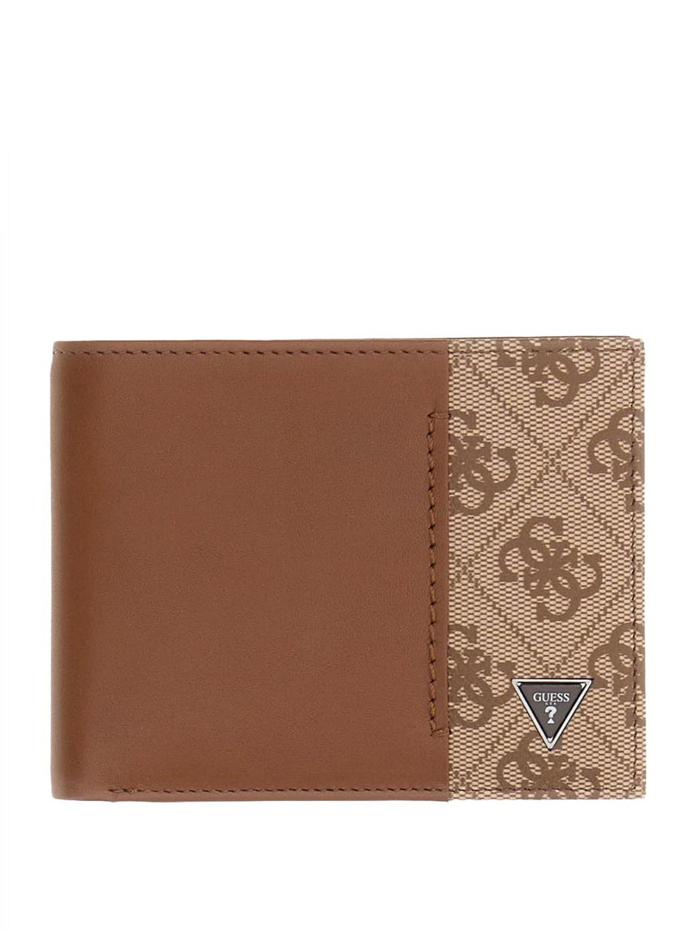 GUESS 2 USCITA Portafoglio Guess Milano Bifold - Beige Beige\Cognac