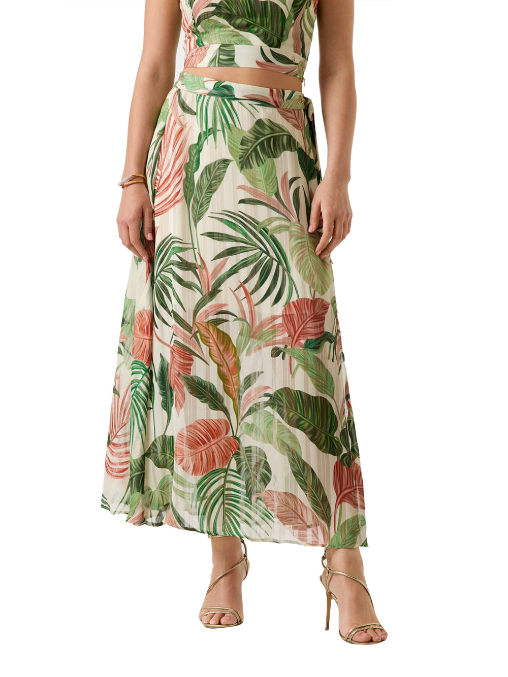 GUESS 2 USCITA Gonna A Portafoglio Guess New Romana - Floreale FLORAL