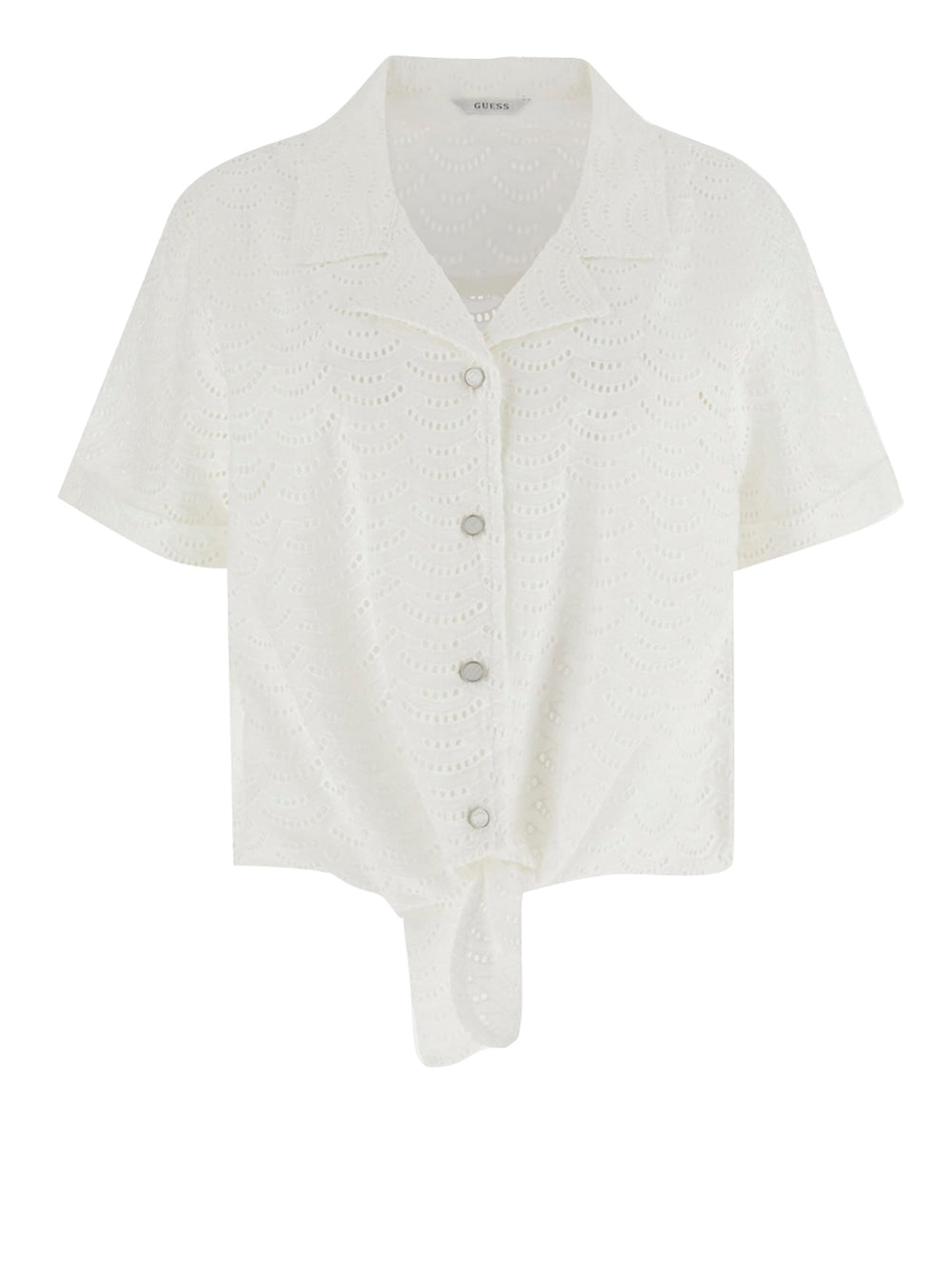 GUESS 2 USCITA Camicia In Pizzo Sangallo Guess - Bianco Bianco