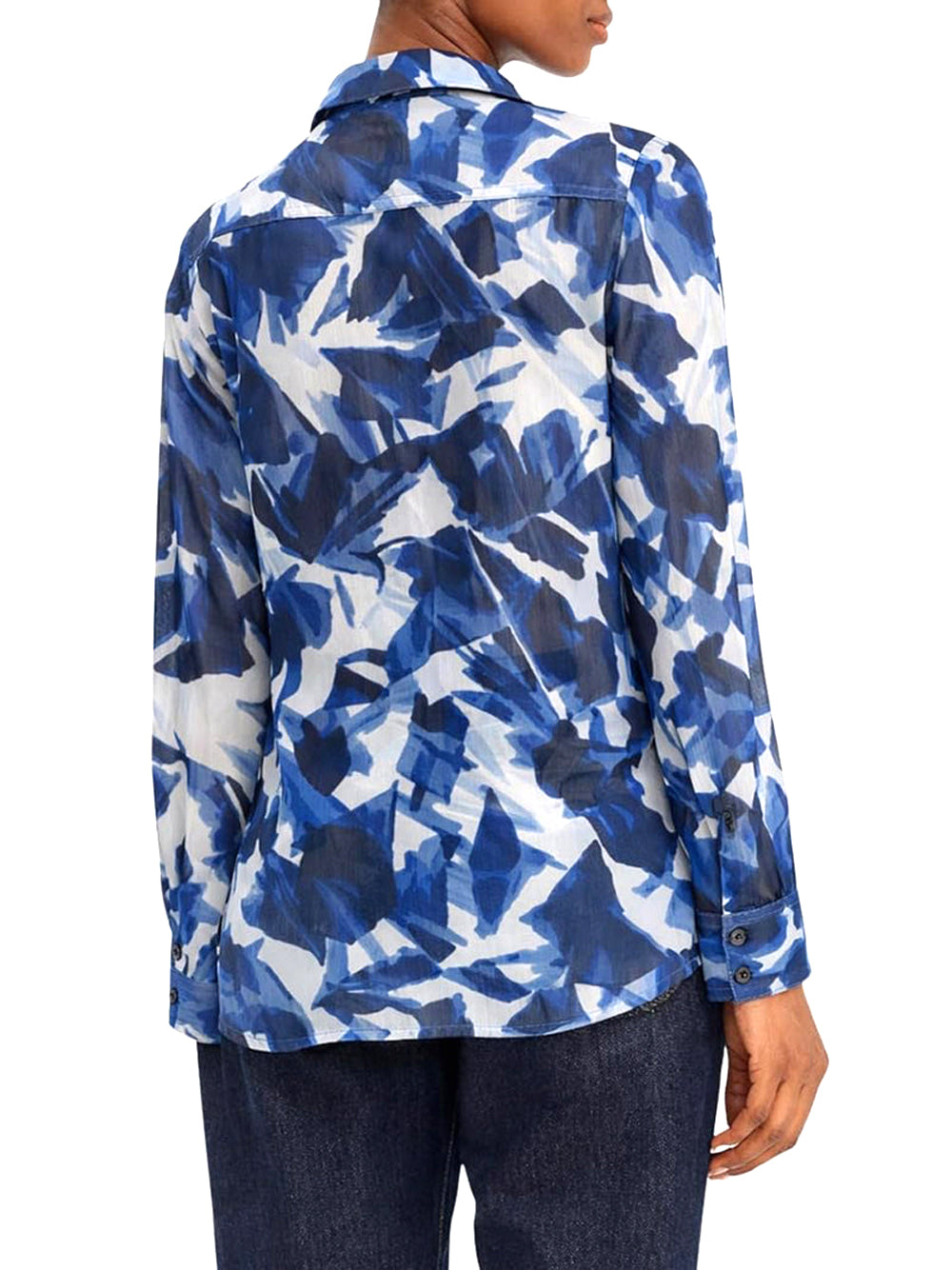 GUESS 2 USCITA Camicia Casual Guess Ls Clouis - Multi Bianco/blu