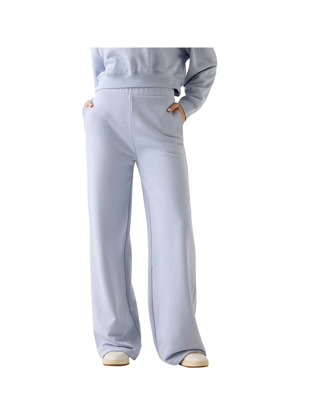 GUESS ATHLEISURE 1 USCITA Pantatuta Guess Yayoi Wide Leg - Azzurro Azzurro