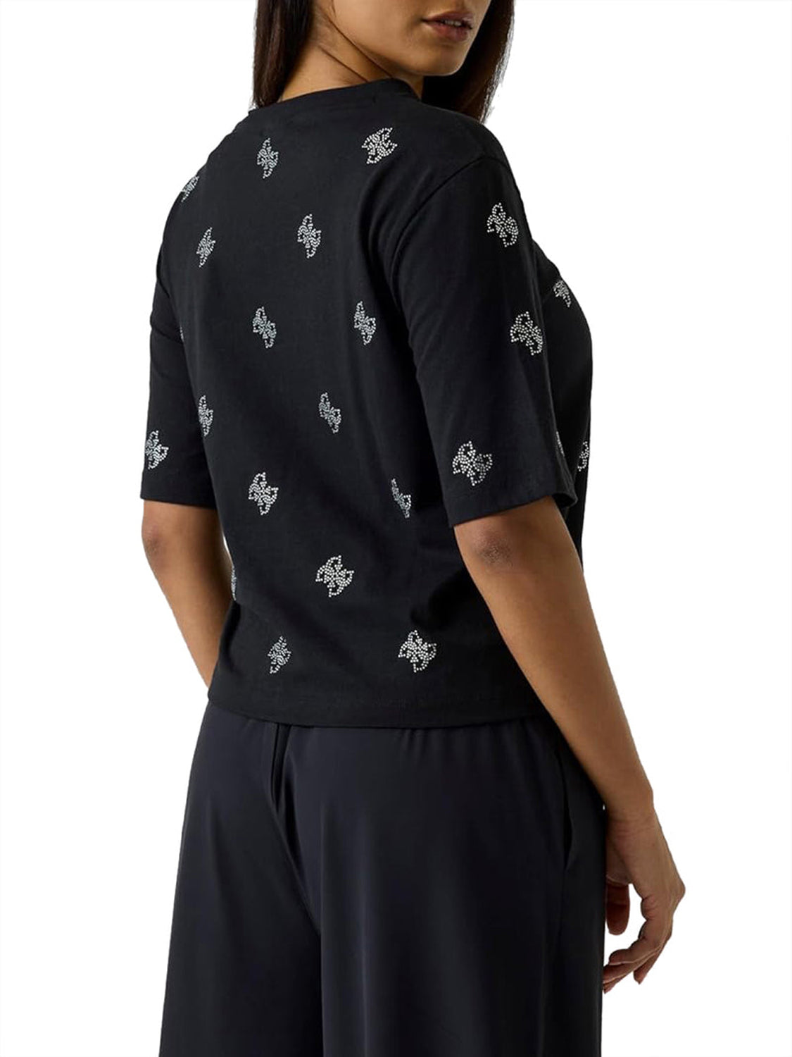 GUESS ATHLEISURE 2 USCITA T-Shirt Silvy 4G Ss Cn Guess - Nero Nero
