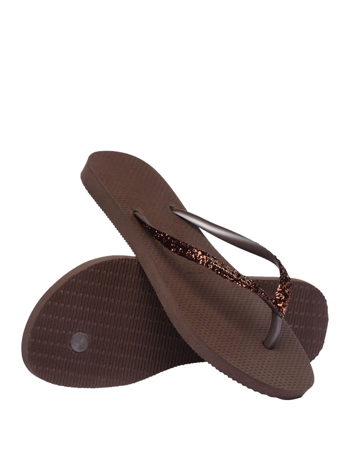 HAVAIANAS Havaianas Infradito Slim Glitter II - Marrone Scuro Marrone