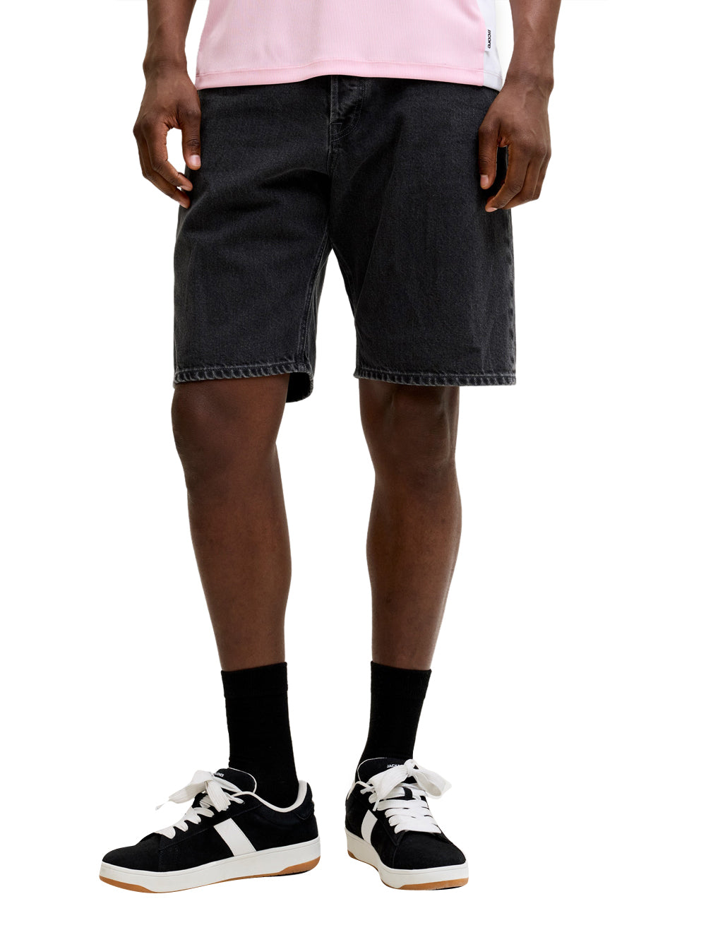 JACK&JONES MAIN 1 Jack&Jones Bermuda In Jeans Baggy Fit - Nero Nero