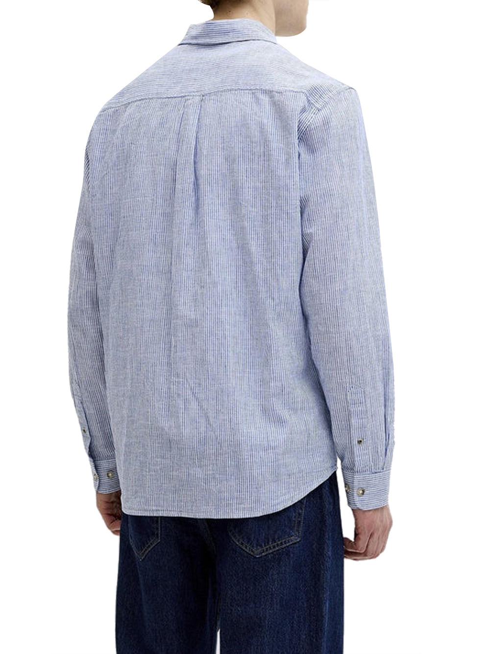 JACK&JONES MAIN 1 Camicia Jack&Jones Regular Fit - Blu/Bianco Blu/bianco