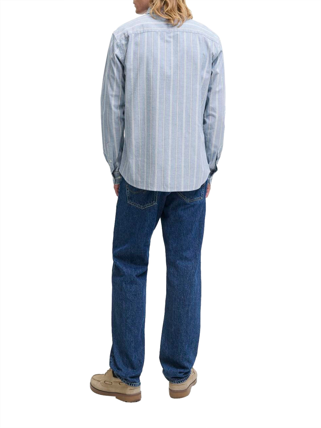 JACK&JONES STOCK Jack&Jones Camicia Jprblubrook Oxford Blue BLUE
