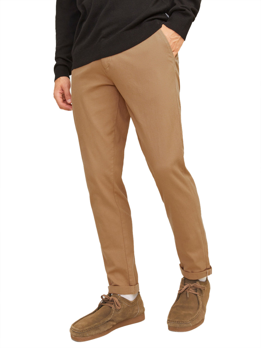JACK&JONES STOCK Pantalone Jack&Jones Chino Slim Fit - Cammello Cammello