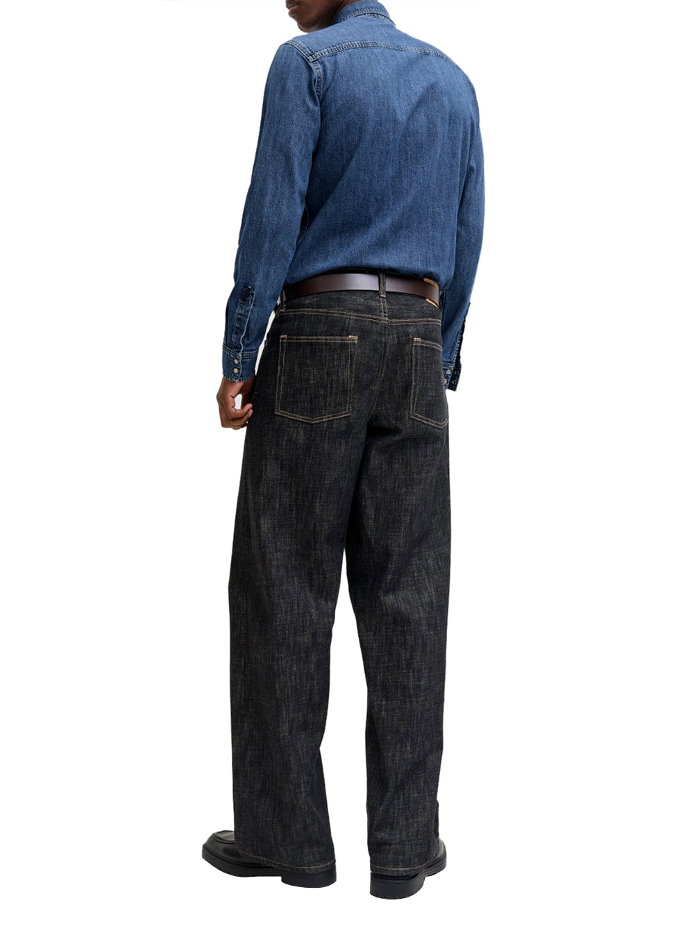 JACK&JONES STOCK Camicia Jack&Jones Slim Fit - Dark Denim Dark denim