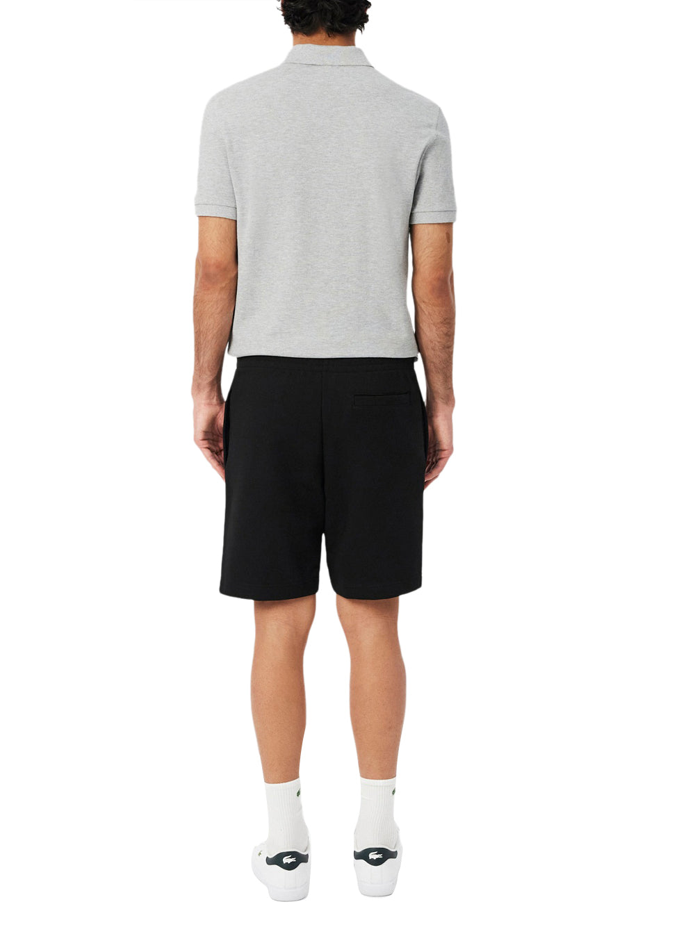 LACOSTE Lacoste Bermuda In Tessuto Felpato Regular Fit - Nero Nero