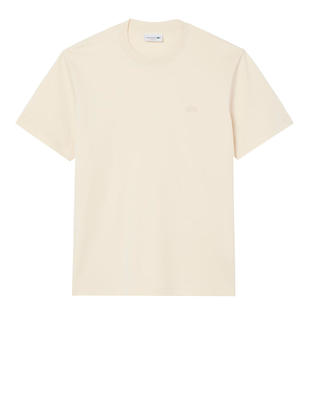 LACOSTE T-shirt Lacoste Con Ricamo Caratteristico Beige Beige