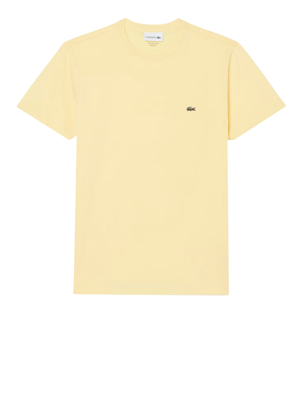 LACOSTE Lacoste T-shirt In Cotone Pima - Giallo Giallo