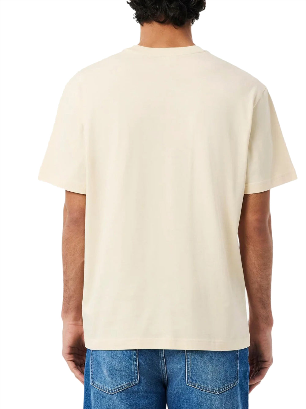 LACOSTE T-Shirt Lacoste In Cotone - Beige Beige