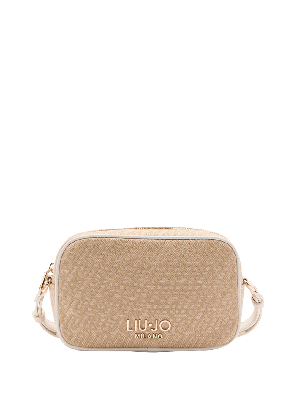 LIUJO ACCESSORI1 Borsa A Tracolla Piccola Liu Jo Jacquard - Beige Naturale