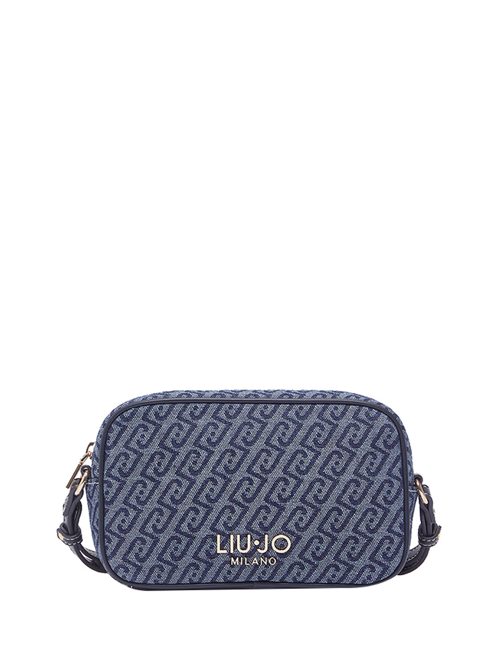 LIUJO ACCESSORI1 Borsa A Tracolla Piccola Liu Jo Jacquard - Denim Dress Blue
