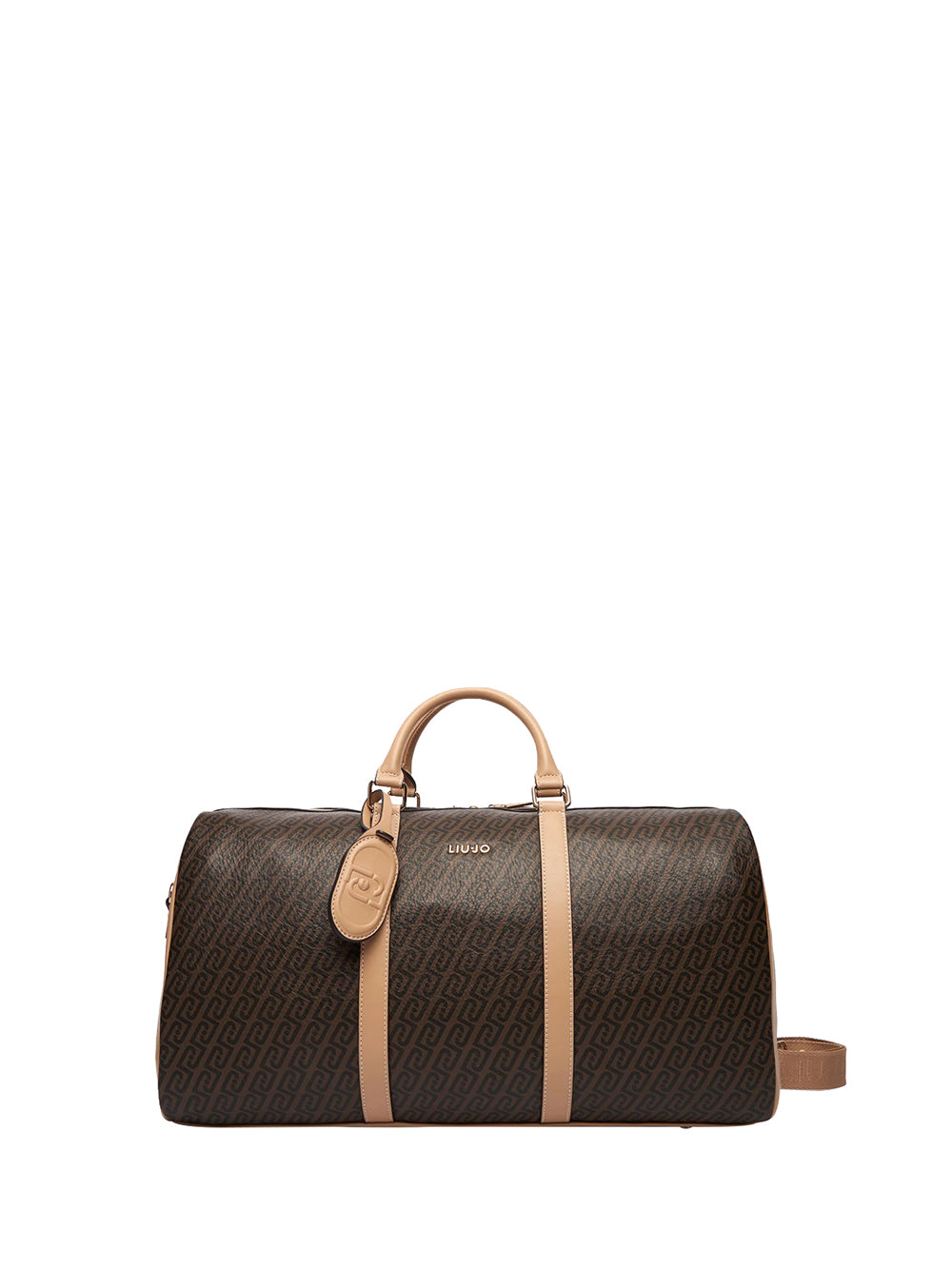 LIUJO ACCESSORI1 Liu Jo Borsa A Mano Weekend AA6190 E1118 Beige Testa Moro/Dk.Cipria