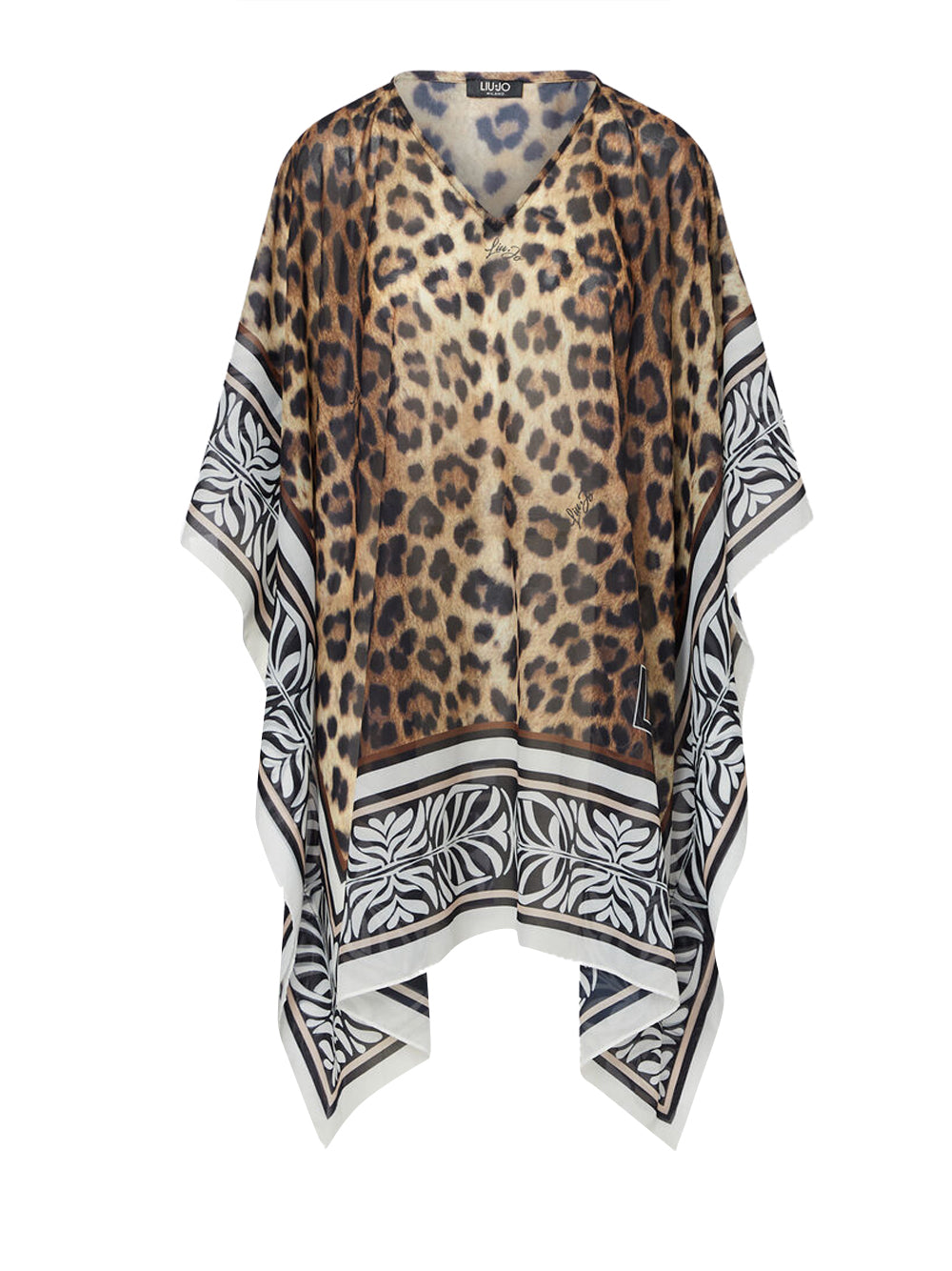 LIUJO BEACHWEAR Kaftano In Chiffon Stampato Liu Jo - Animalier ANIMALIER