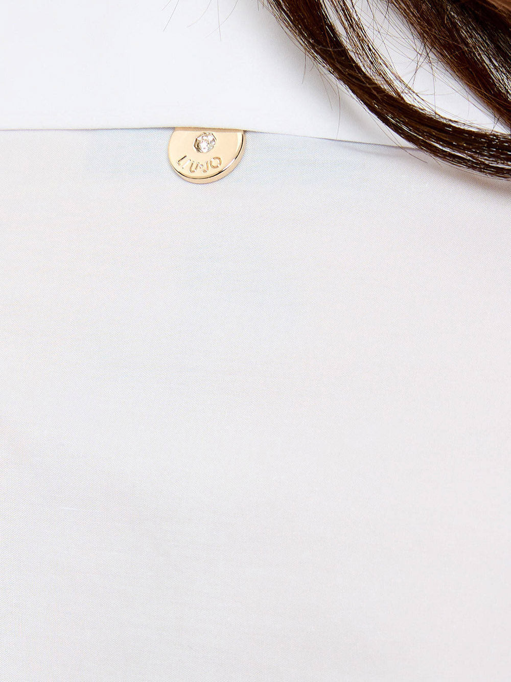 LIU.JO BLACK Camicia Con Maniche Ampie Liu Jo - Bianco Bianco Ottico