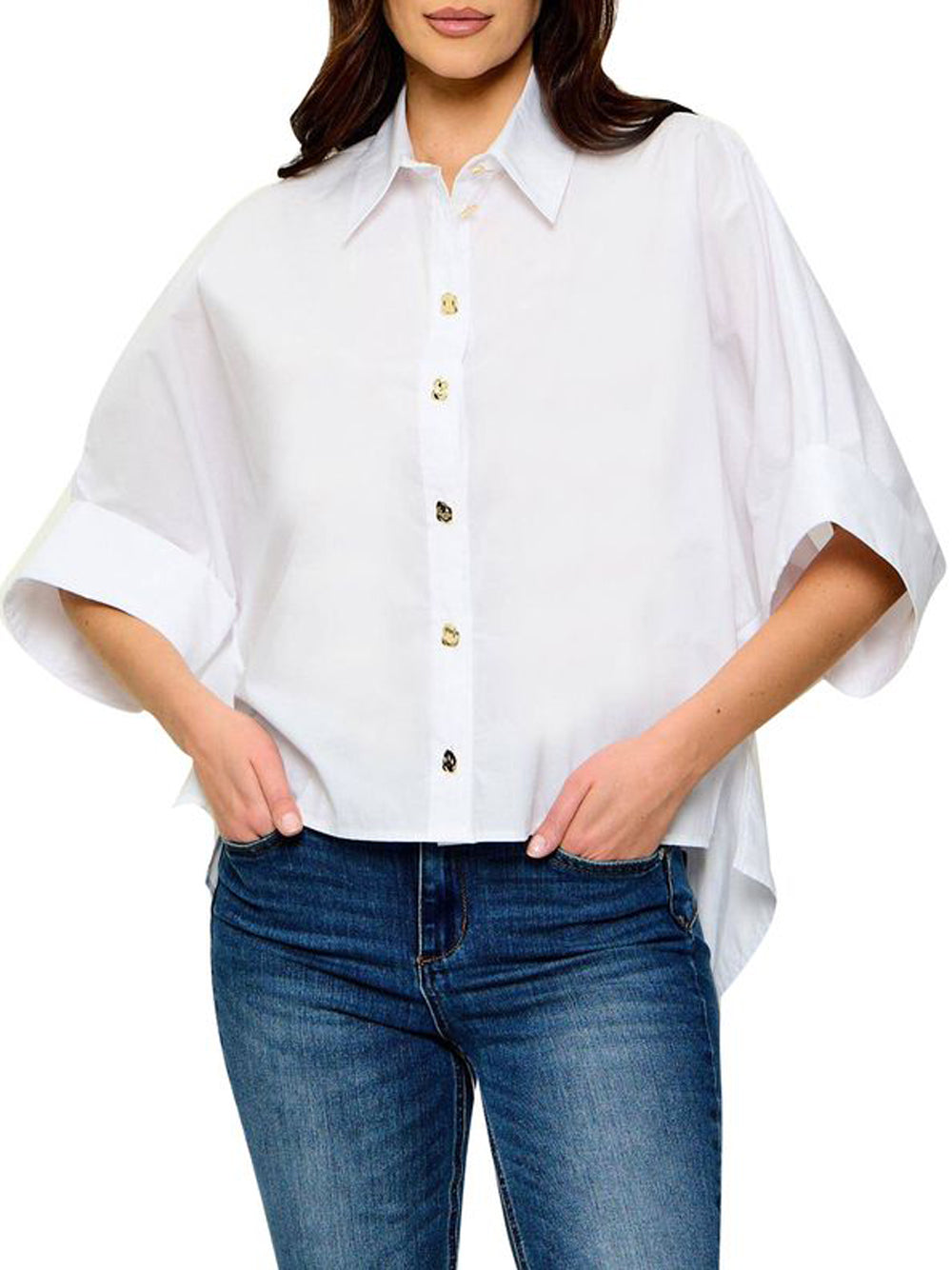 LIU.JO BLACK Camicia Over Liu Jo - Bianco Bianco Ottico