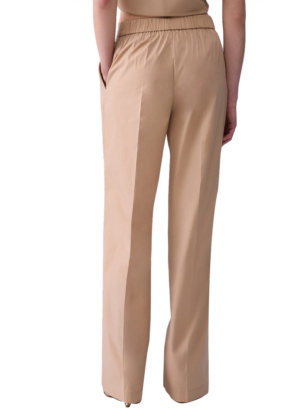 LIU.JO BLACK Liu Jo Pantalone Straight In Popeline - Beige Cappuccino Light