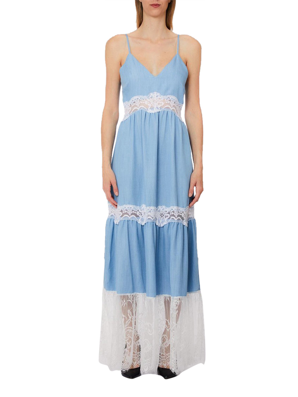 LIUJO DENIM Abito New Manhattan Lace Liu Jo - Celeste Celeste