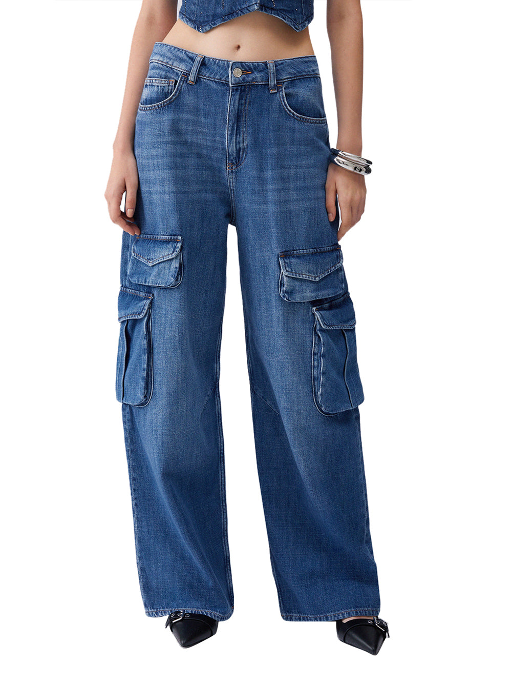 LIUJO DENIM Jeans Cargo Liu Jo - Denim DENIM