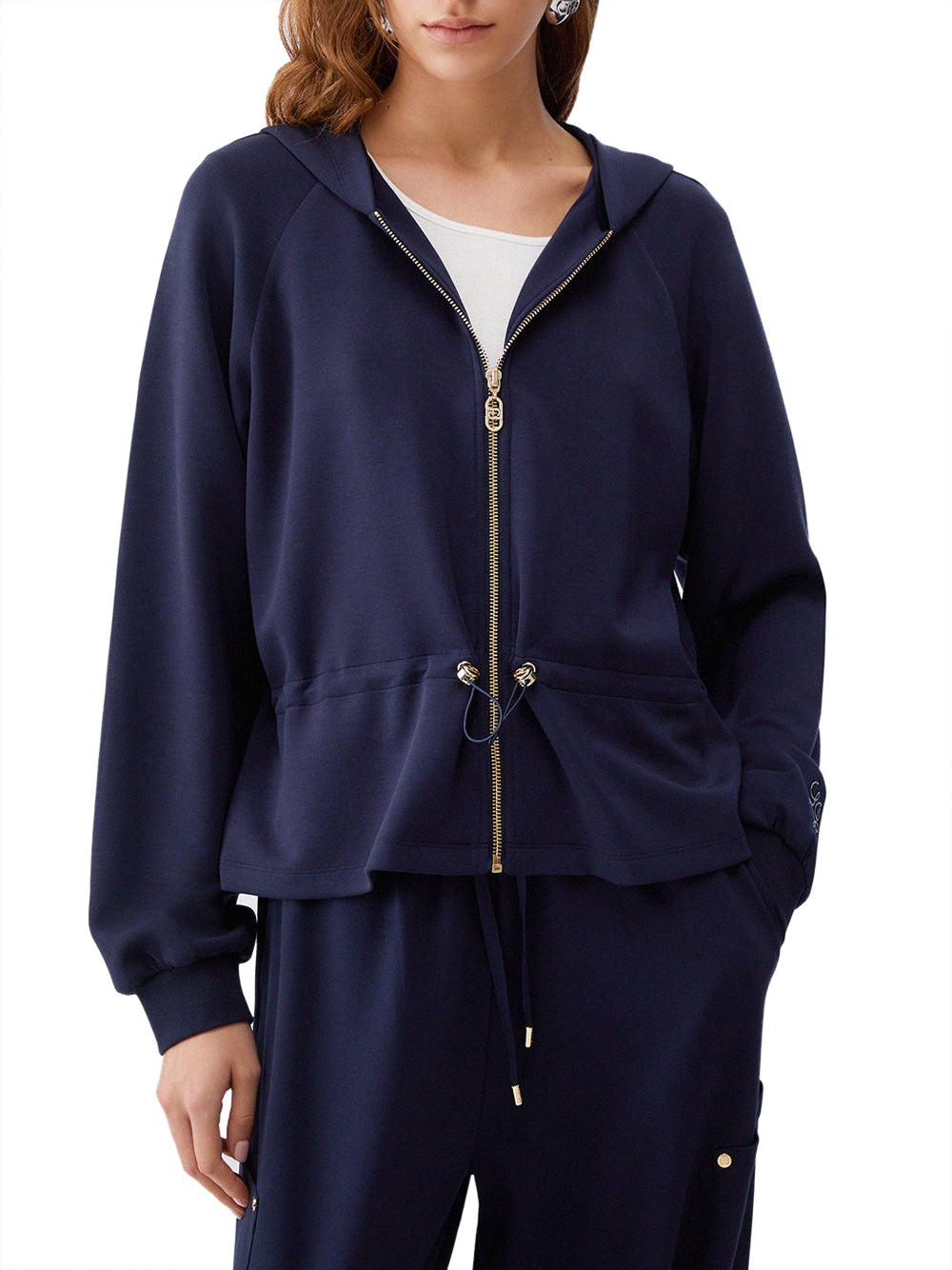 LIUJO SPORT Felpa Con Zip Liu Jo - Blu Blu