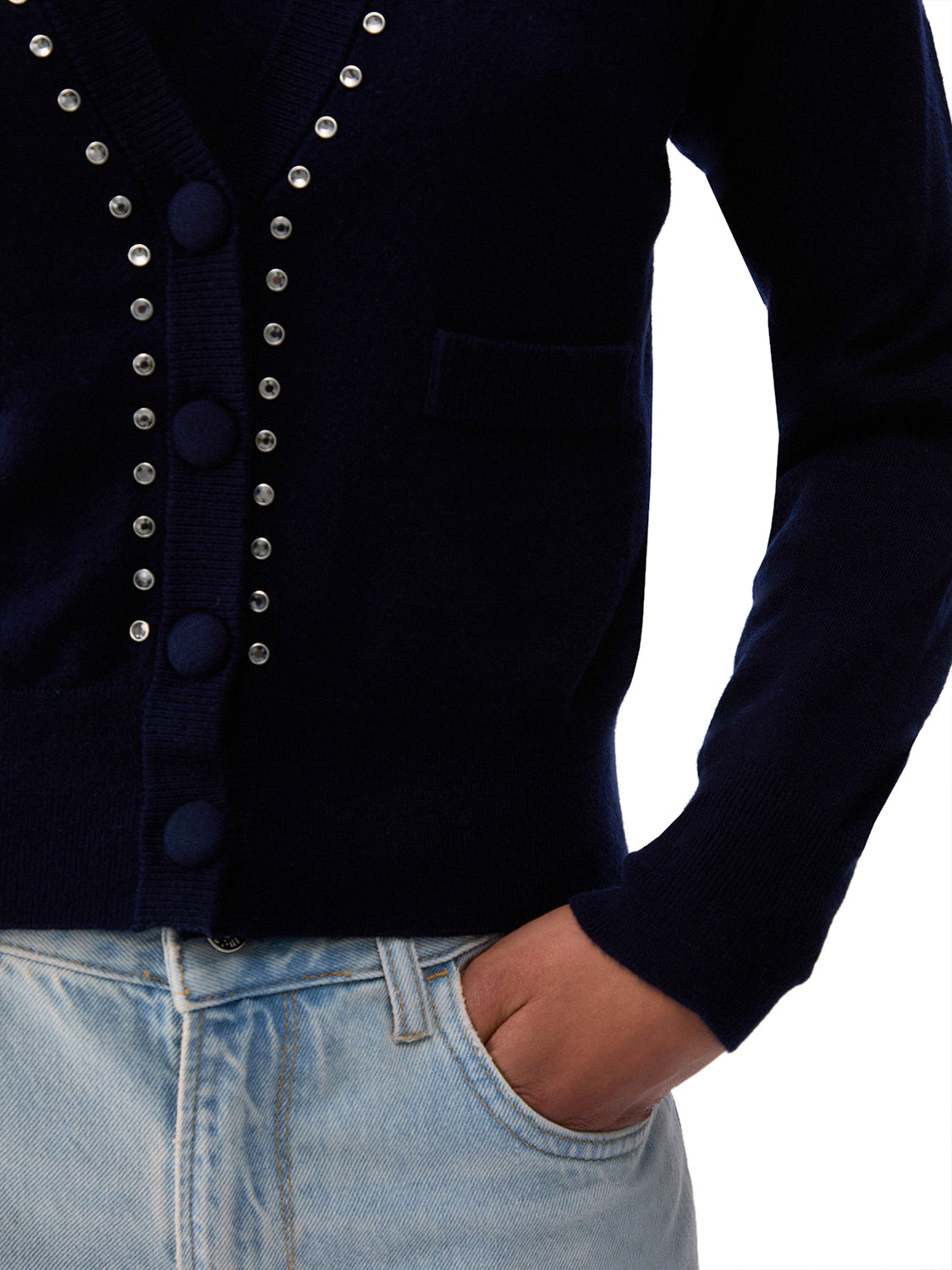 LIU.JO WHITE Cardigan Liu Jo - Blu Night Blu Sky