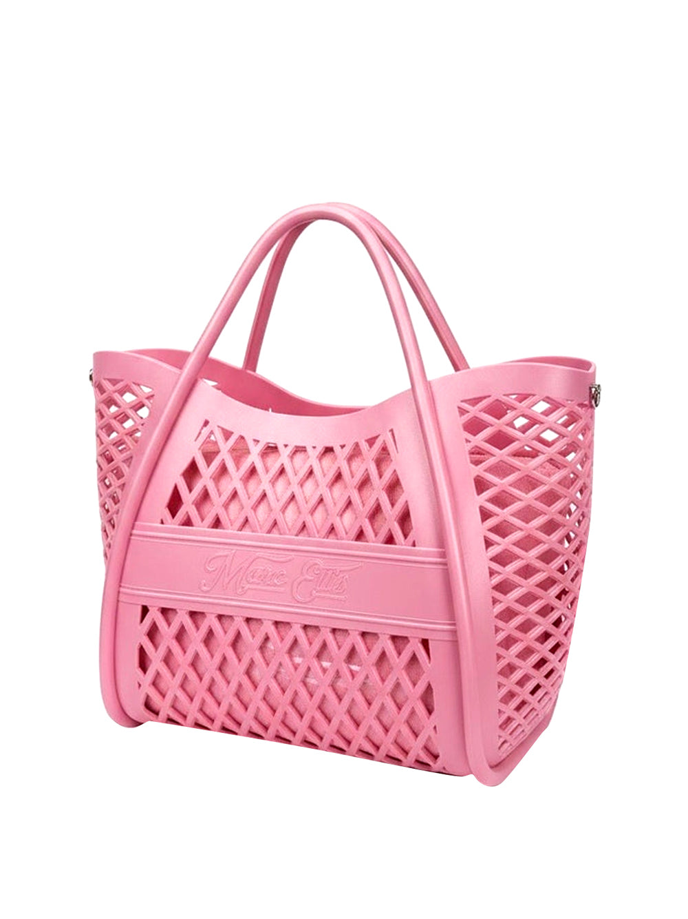 MARC ELLIS Borsa a Mano Flat Basket M Marc Ellis - Rosa/Argento Rosa/argento