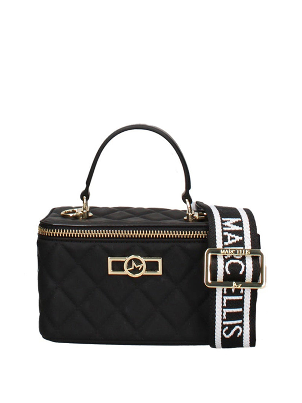 MARC ELLIS Borsa a Tracolla Flat Sunkiss Marc Ellis - Nero/Oro Nero/oro
